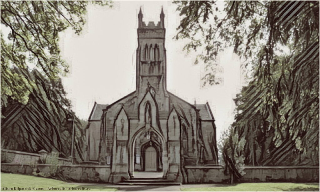 Cambusnethan old parish church in Wishaw, Scotland, where the Rev. Gilbert Alexander Kennedy was minister from 1900–1916.