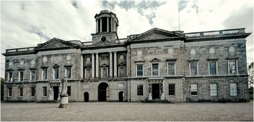 Image of the Registry of Deeds office, King's Inns, Dublin, in which Memorials of Irish deeds are housed.